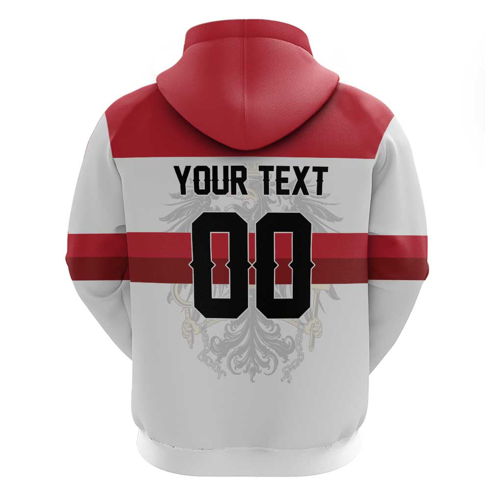 Custom Hockey 2026 Austria Zip Hoodie Osterreich Die Adler