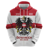 Custom Hockey 2026 Austria Zip Hoodie Osterreich Die Adler