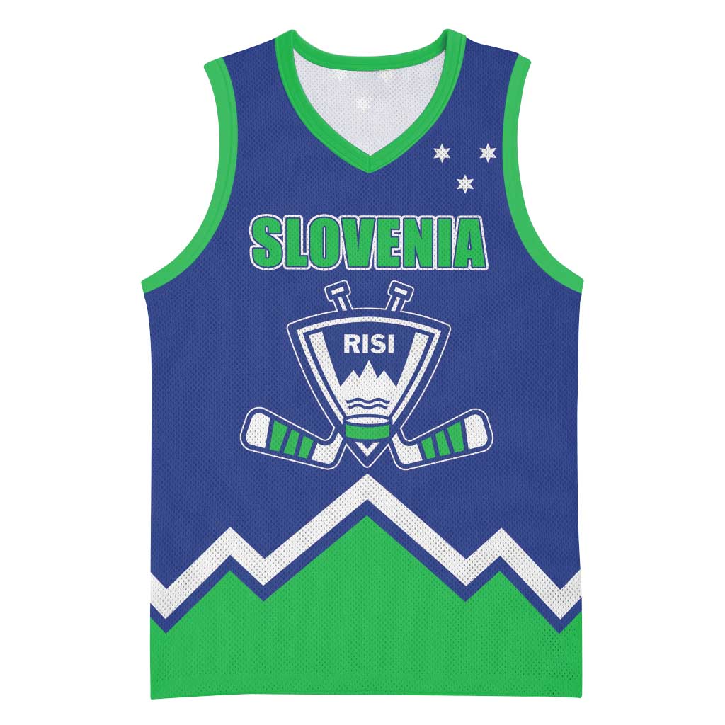 Custom Hockey 2026 Slovenia Basketball Jersey Go Champions Risi