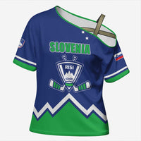 Custom Hockey 2026 Slovenia Cross Shoulder Shirt Go Champions Risi