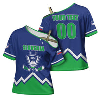 Custom Hockey 2026 Slovenia Cross Shoulder Shirt Go Champions Risi