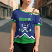 Custom Hockey 2026 Slovenia Cross Shoulder Shirt Go Champions Risi