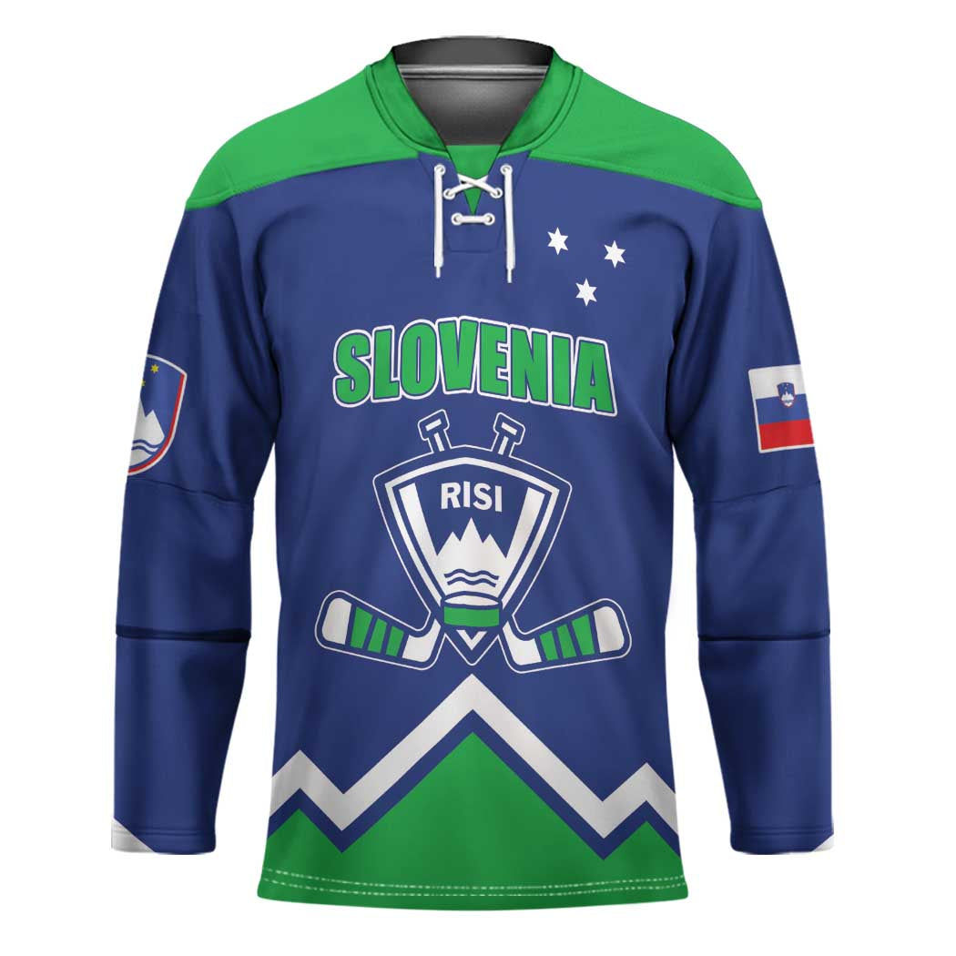 Custom Hockey 2026 Slovenia Hockey Jersey Go Champions Risi