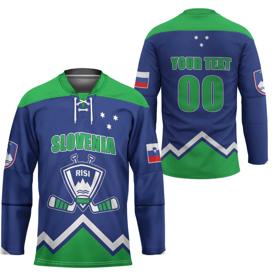 Custom Hockey 2026 Slovenia Hockey Jersey Go Champions Risi