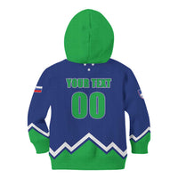 Custom Hockey 2026 Slovenia Kid Hoodie Go Champions Risi