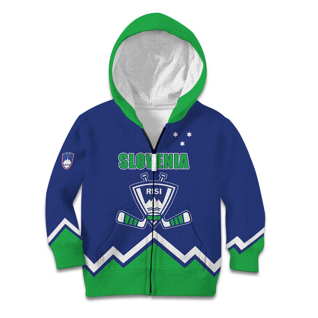 Custom Hockey 2026 Slovenia Kid Hoodie Go Champions Risi