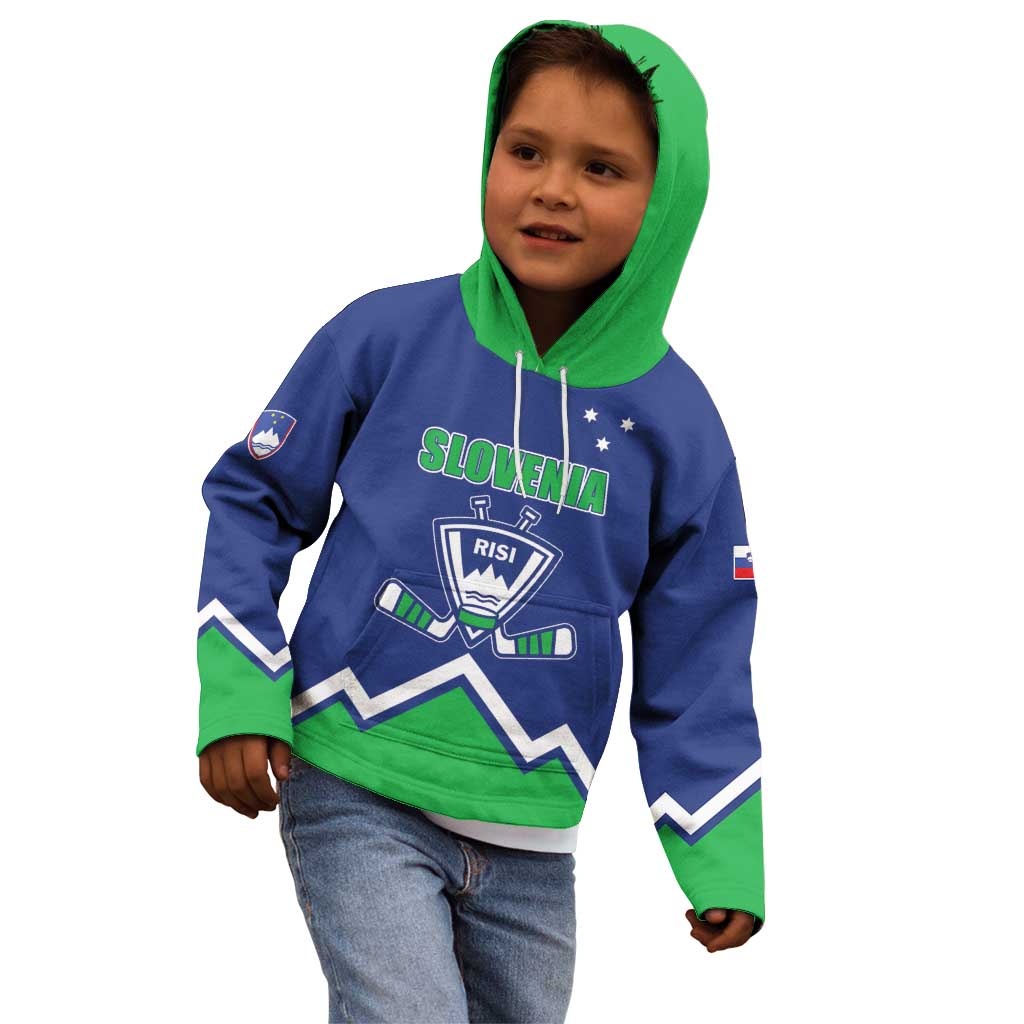 Custom Hockey 2026 Slovenia Kid Hoodie Go Champions Risi