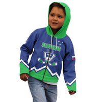 Custom Hockey 2026 Slovenia Kid Hoodie Go Champions Risi