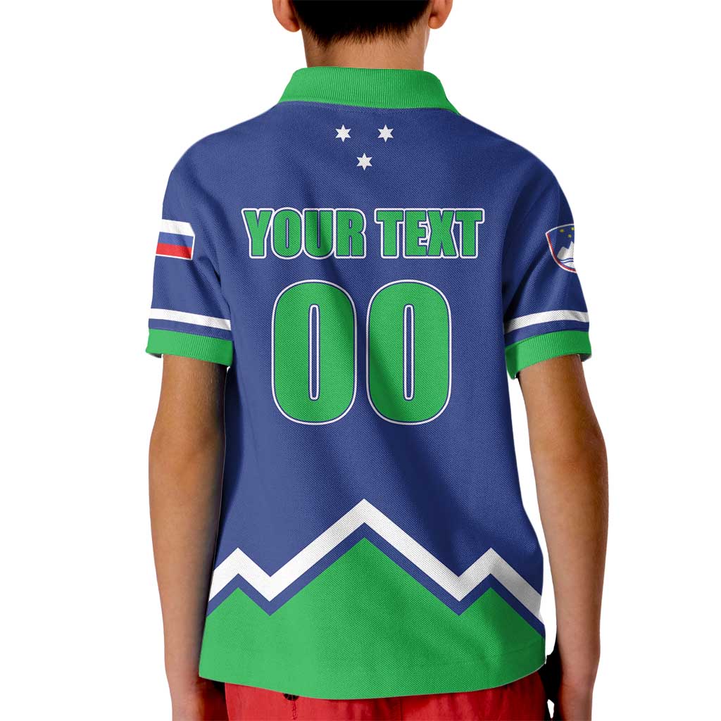 Custom Hockey 2026 Slovenia Kid Polo Shirt Go Champions Risi