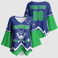 Custom Hockey 2026 Slovenia Kimono Sleeve Blouse Go Champions Risi