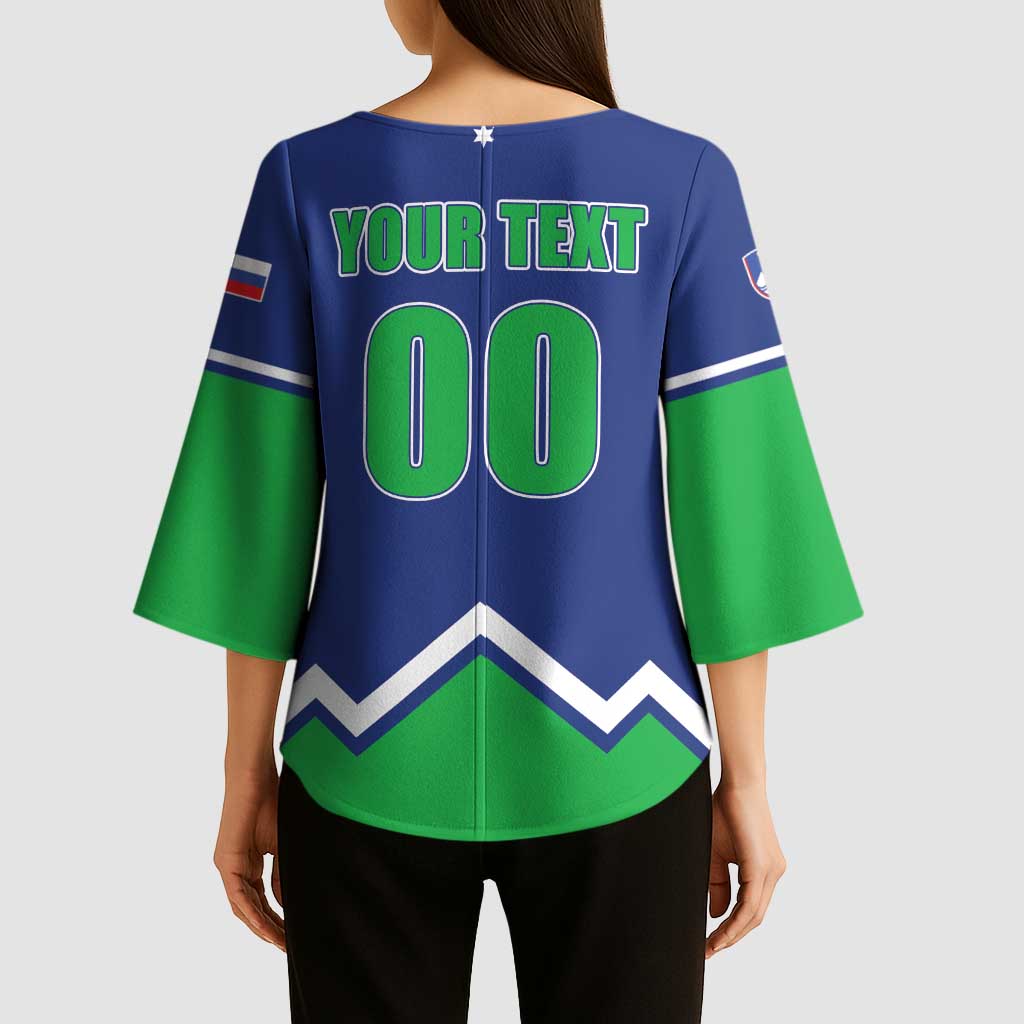 Custom Hockey 2026 Slovenia Kimono Sleeve Blouse Go Champions Risi