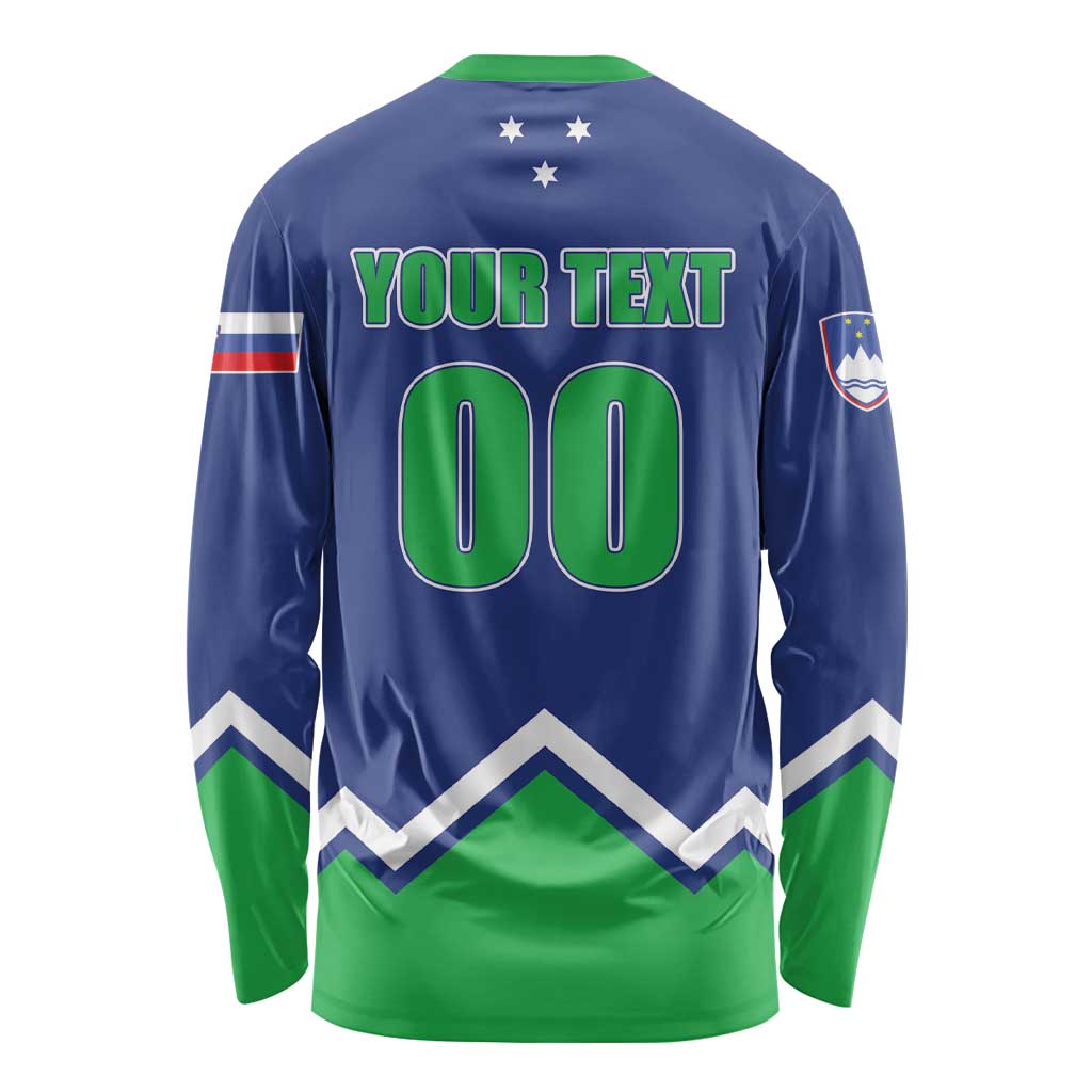 Custom Hockey 2026 Slovenia Long Sleeve Shirt Go Champions Risi