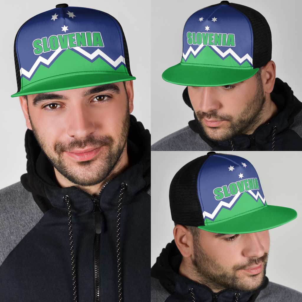 Hockey 2026 Slovenia Mesh Trucker Cap Go Champions Risi