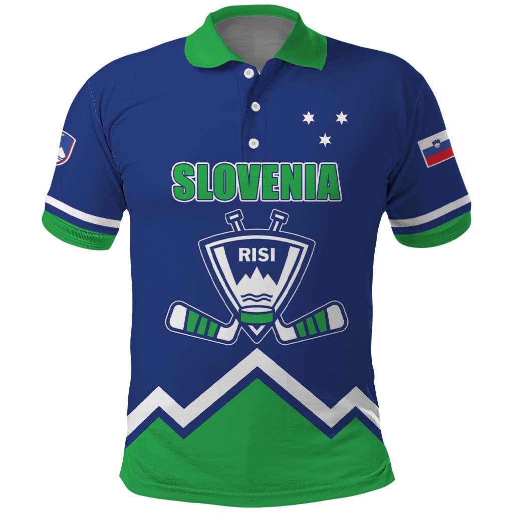 Custom Hockey 2026 Slovenia Polo Shirt Go Champions Risi