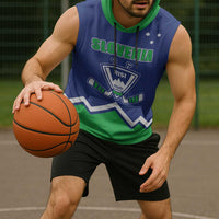 Custom Hockey 2026 Slovenia Sleeveless Hoodie Go Champions Risi