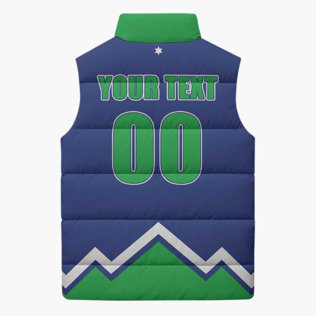 Custom Hockey 2026 Slovenia Sleeveless Puffer Jacket Go Champions Risi