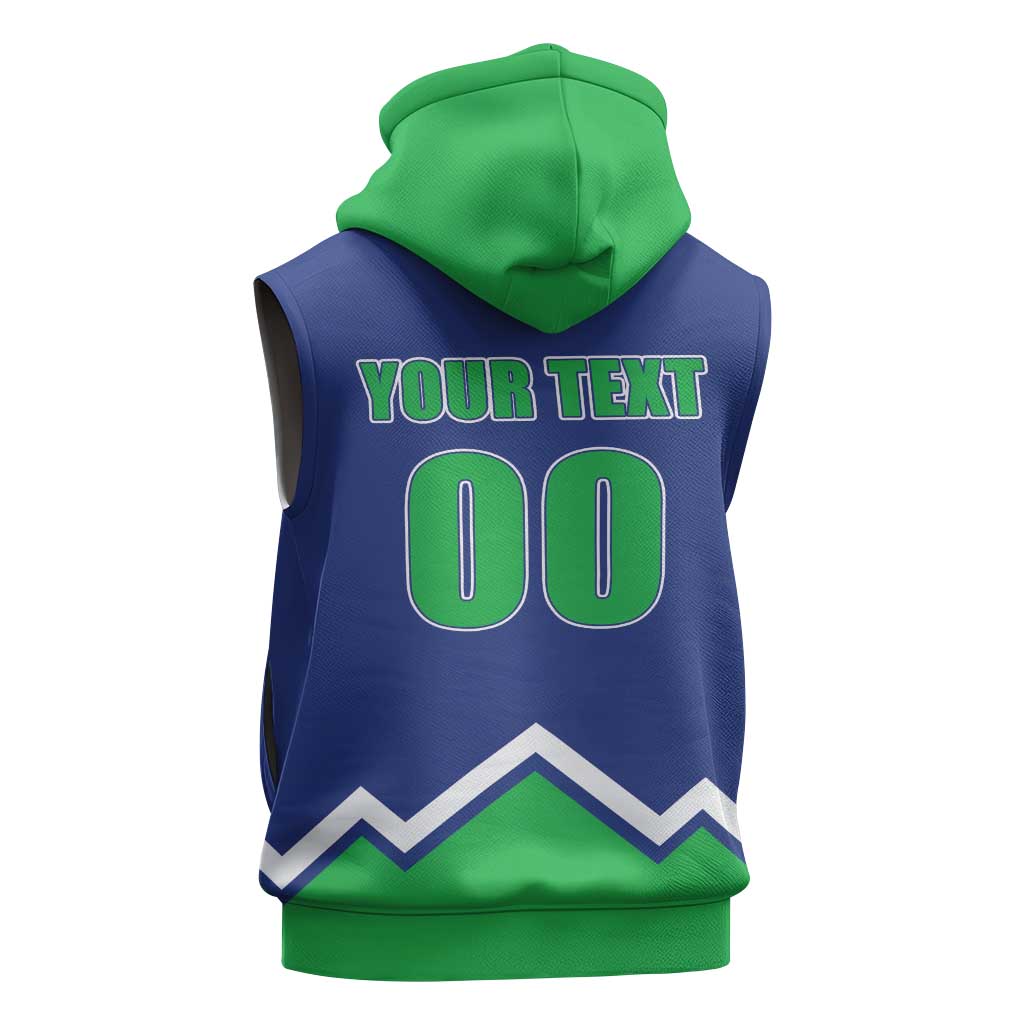 Custom Hockey 2026 Slovenia Sleeveless Zip Hoodie Go Champions Risi