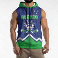 Custom Hockey 2026 Slovenia Sleeveless Zip Hoodie Go Champions Risi