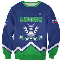 Custom Hockey 2026 Slovenia Sweatshirt Go Champions Risi