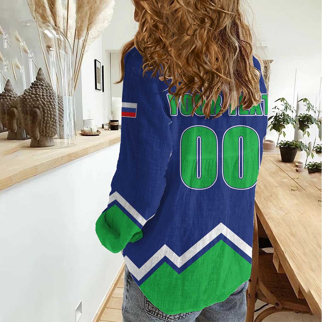 Custom Hockey 2026 Slovenia Women Casual Shirt Go Champions Risi