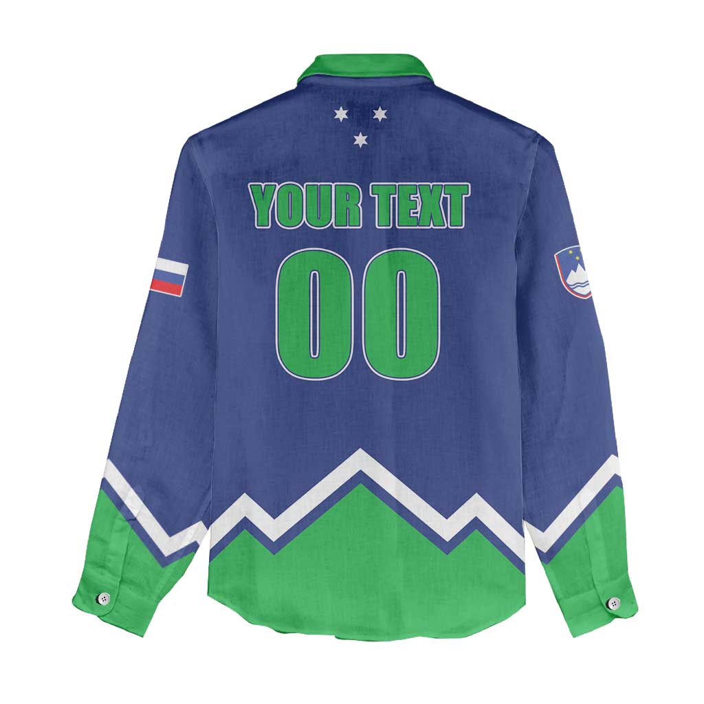 Custom Hockey 2026 Slovenia Women Casual Shirt Go Champions Risi