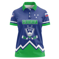 Custom Hockey 2026 Slovenia Women Polo Shirt Go Champions Risi
