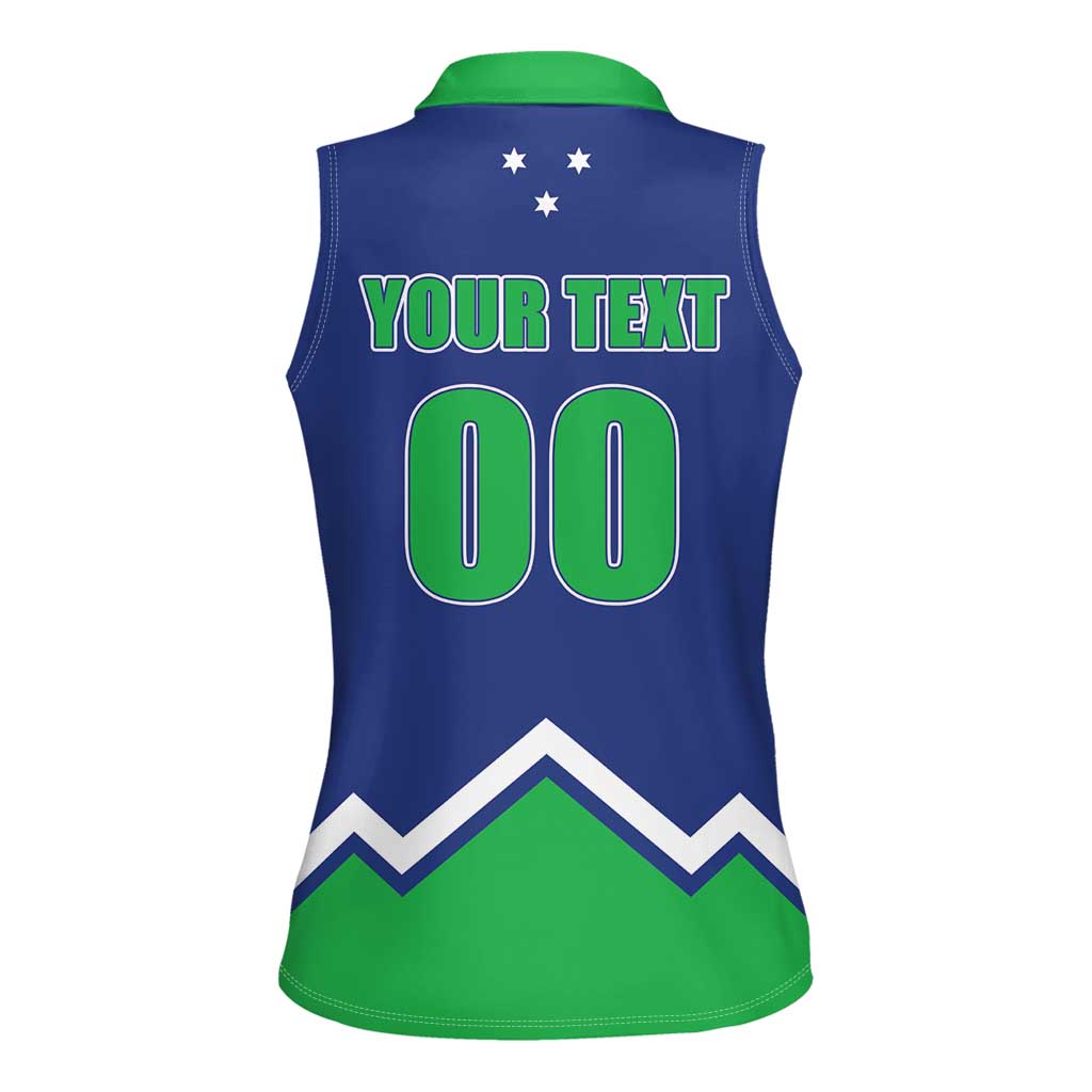 Custom Hockey 2026 Slovenia Women Sleeveless Polo Shirt Go Champions Risi