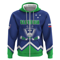 Custom Hockey 2026 Slovenia Zip Hoodie Go Champions Risi