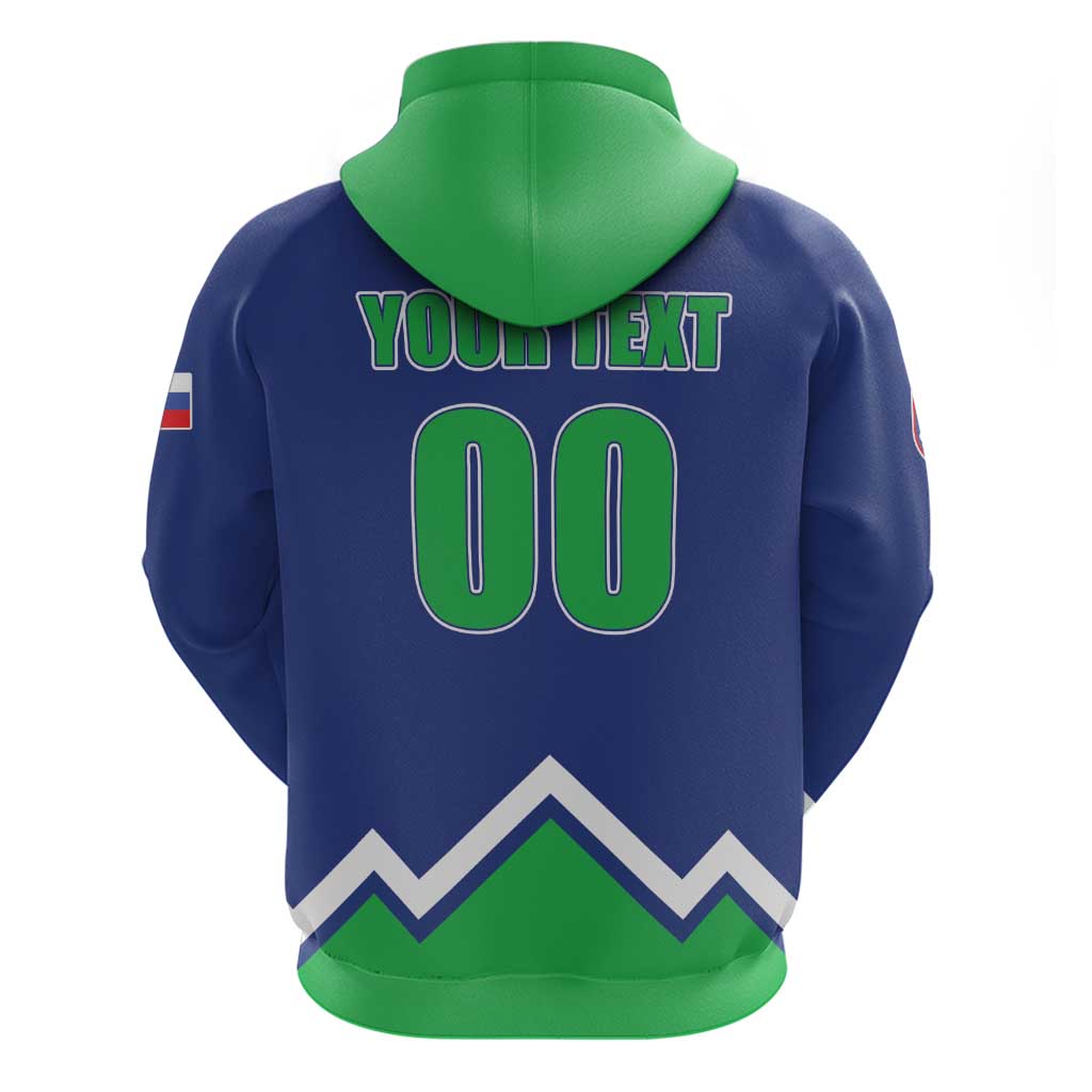 Custom Hockey 2026 Slovenia Zip Hoodie Go Champions Risi