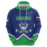 Custom Hockey 2026 Slovenia Zip Hoodie Go Champions Risi