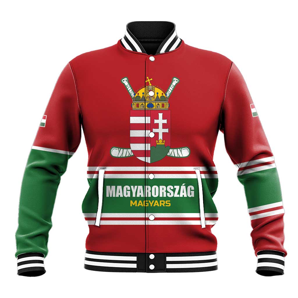 Custom Hockey 2026 Hungary Baseball Jacket Magyars Go Champions