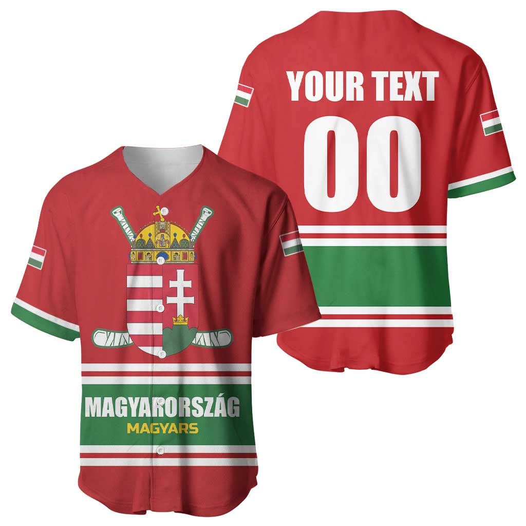 Custom Hockey 2026 Hungary Baseball Jersey Magyars Go Champions
