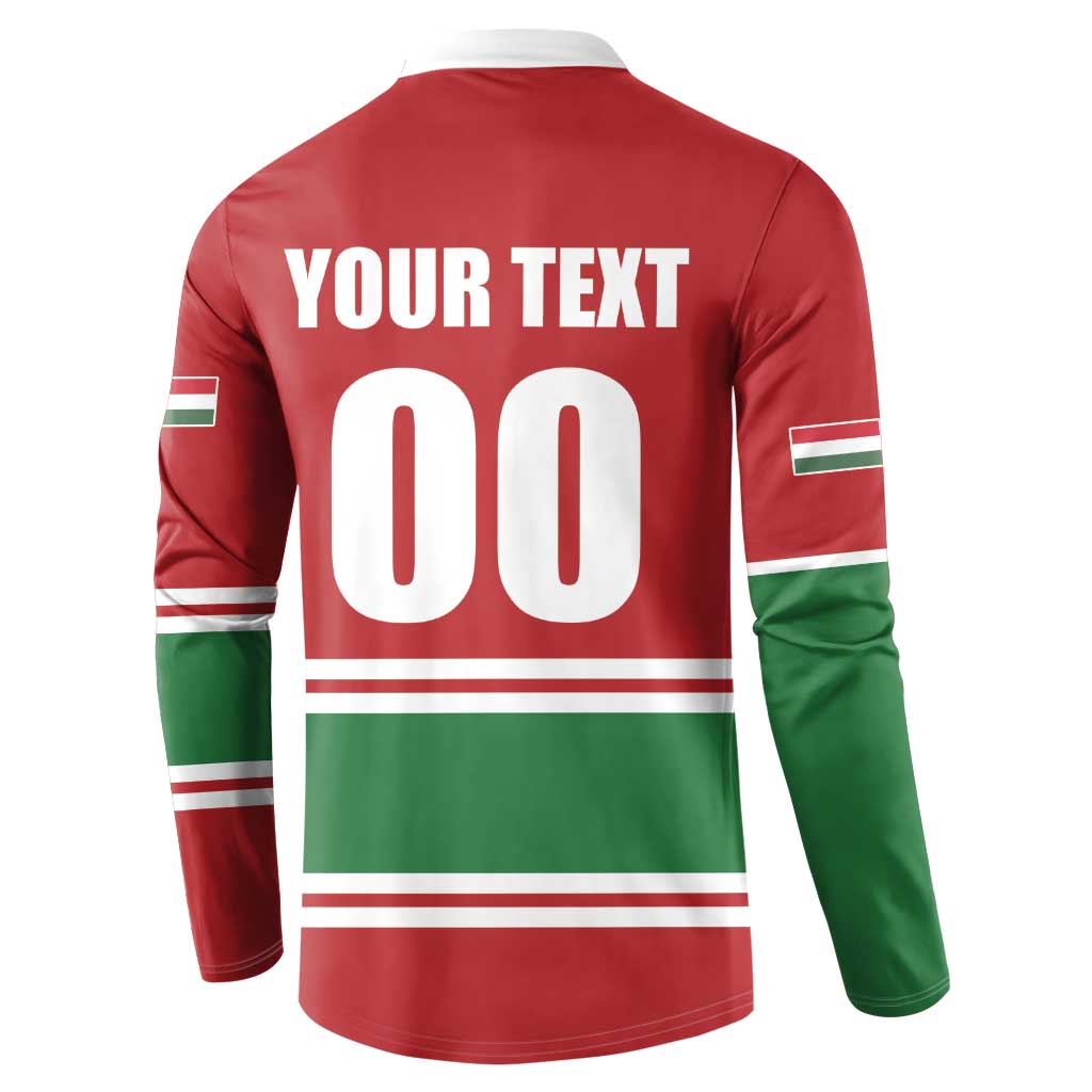 Custom Hockey 2026 Hungary Button Sweatshirt Magyars Go Champions