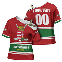 Custom Hockey 2026 Hungary Cross Shoulder Shirt Magyars Go Champions