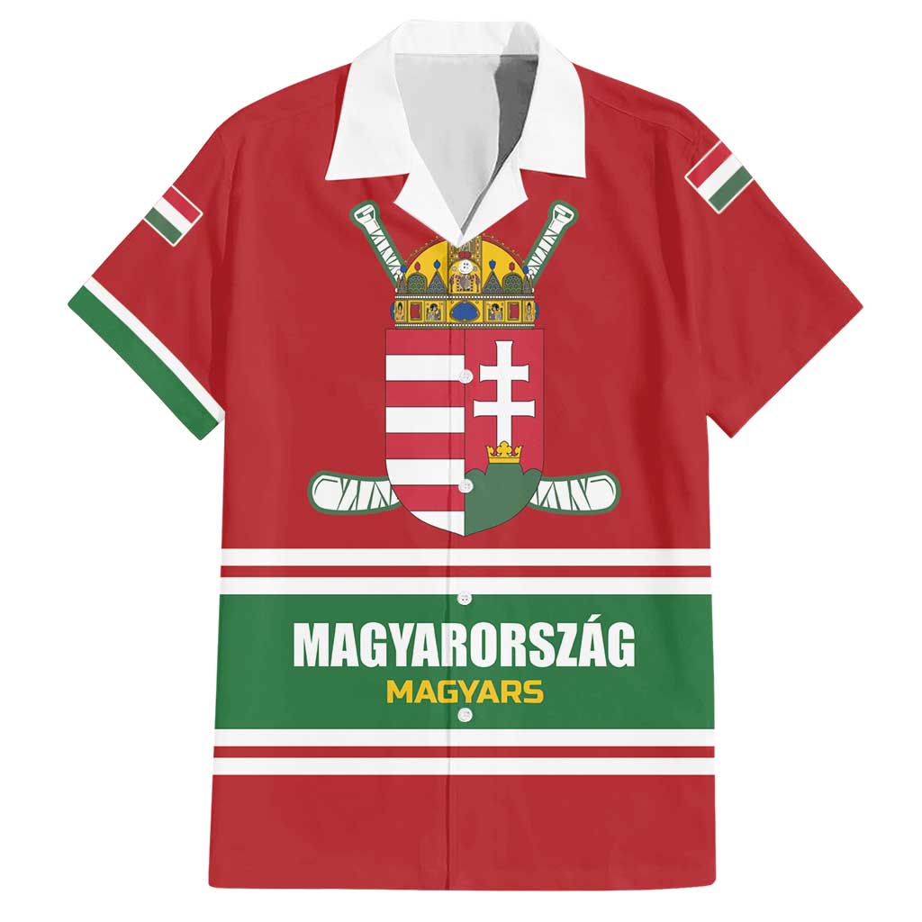 Custom Hockey 2026 Hungary Hawaiian Shirt Magyars Go Champions