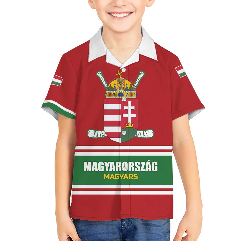 Custom Hockey 2026 Hungary Hawaiian Shirt Magyars Go Champions