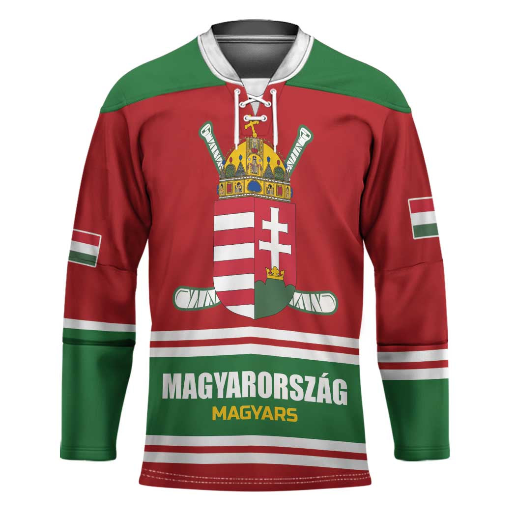 Custom Hockey 2026 Hungary Hockey Jersey Magyars Go Champions