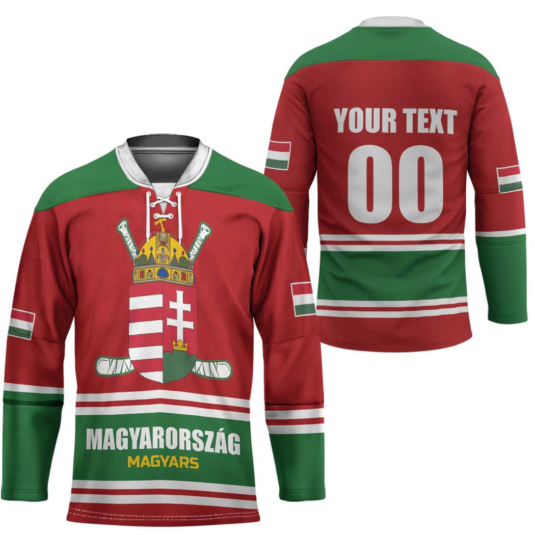 Custom Hockey 2026 Hungary Hockey Jersey Magyars Go Champions