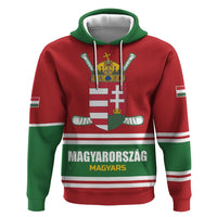 Custom Hockey 2026 Hungary Hoodie Magyars Go Champions