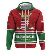 Custom Hockey 2026 Hungary Hoodie Magyars Go Champions