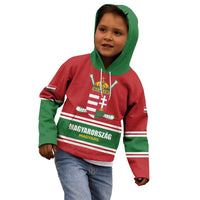 Custom Hockey 2026 Hungary Kid Hoodie Magyars Go Champions