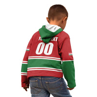 Custom Hockey 2026 Hungary Kid Hoodie Magyars Go Champions