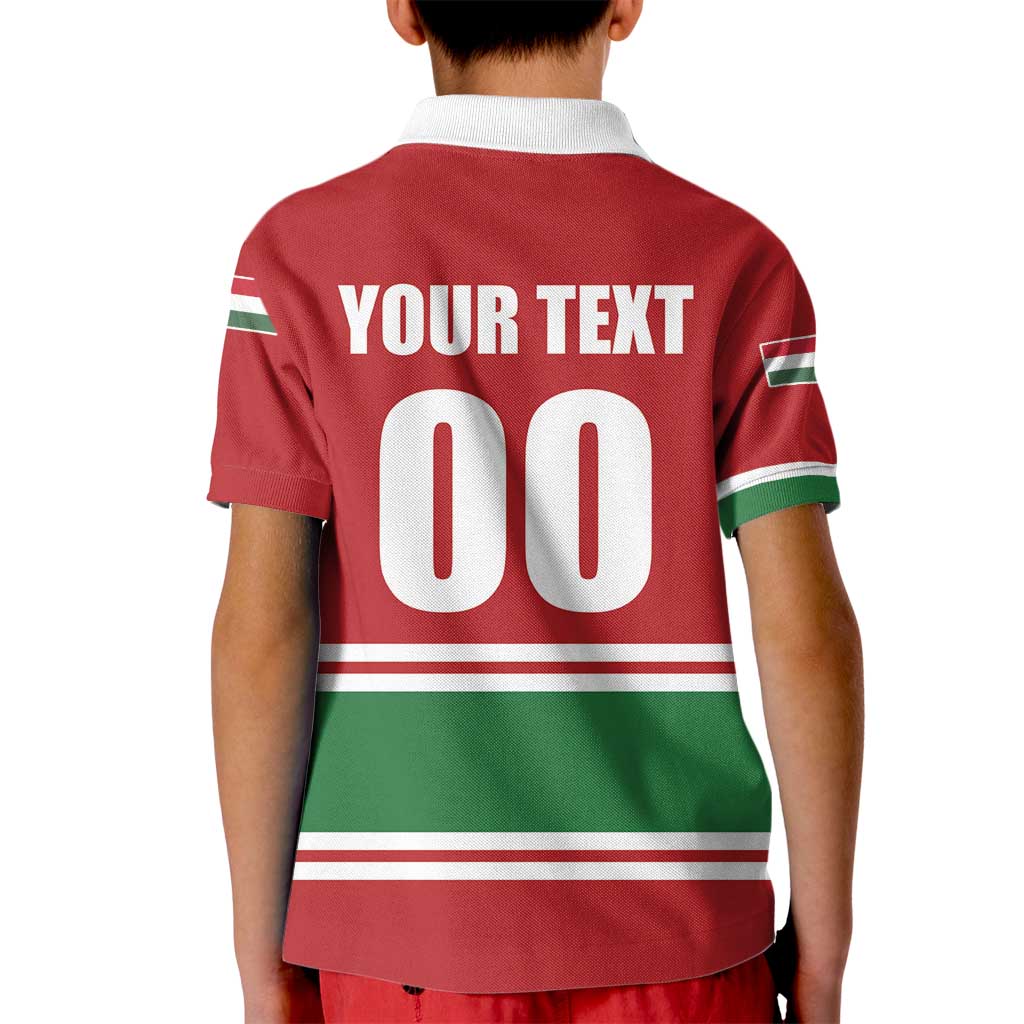 Custom Hockey 2026 Hungary Kid Polo Shirt Magyars Go Champions