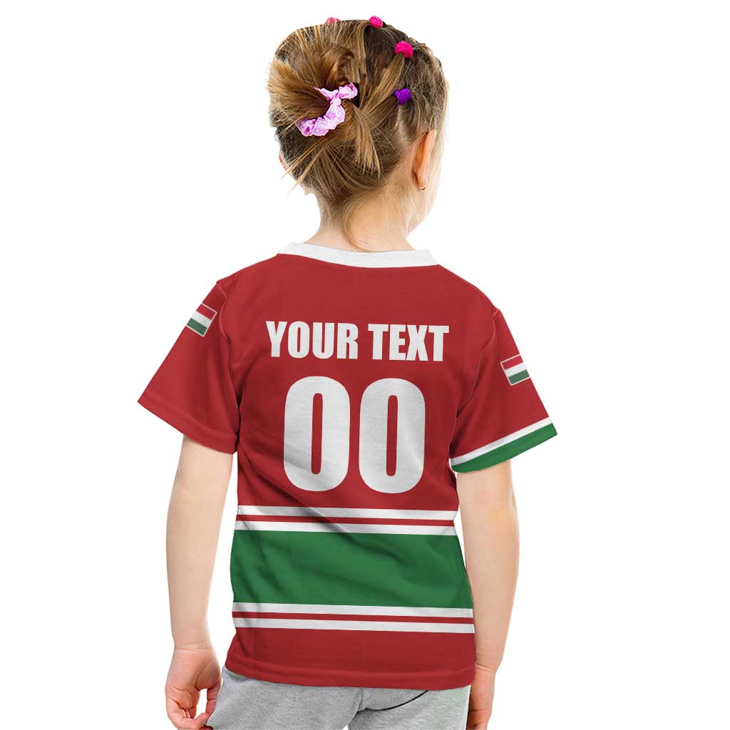 Custom Hockey 2026 Hungary Kid T Shirt Magyars Go Champions