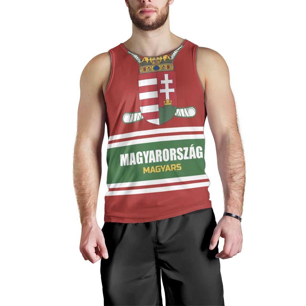 Custom Hockey 2026 Hungary Men Tank Top Magyars Go Champions