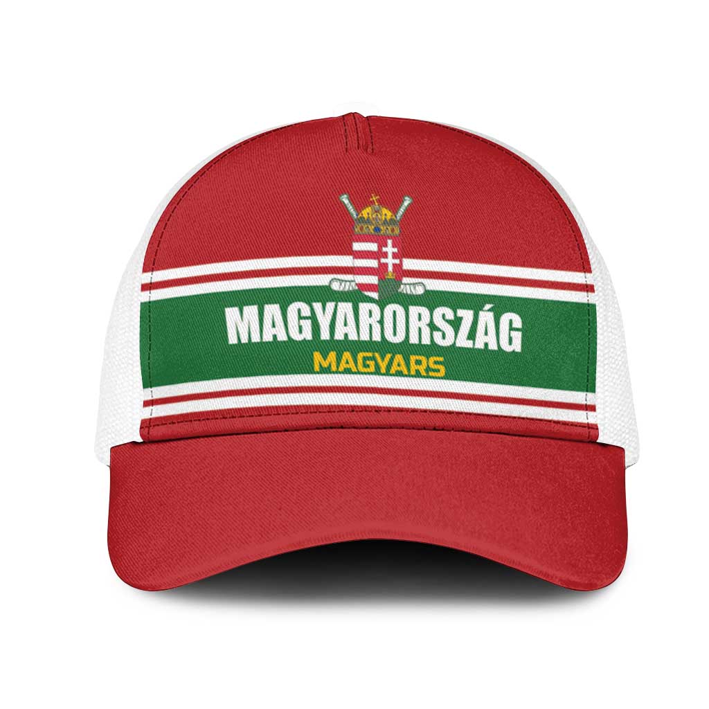 Hockey 2026 Hungary Mesh Trucker Cap Magyars Go Champions
