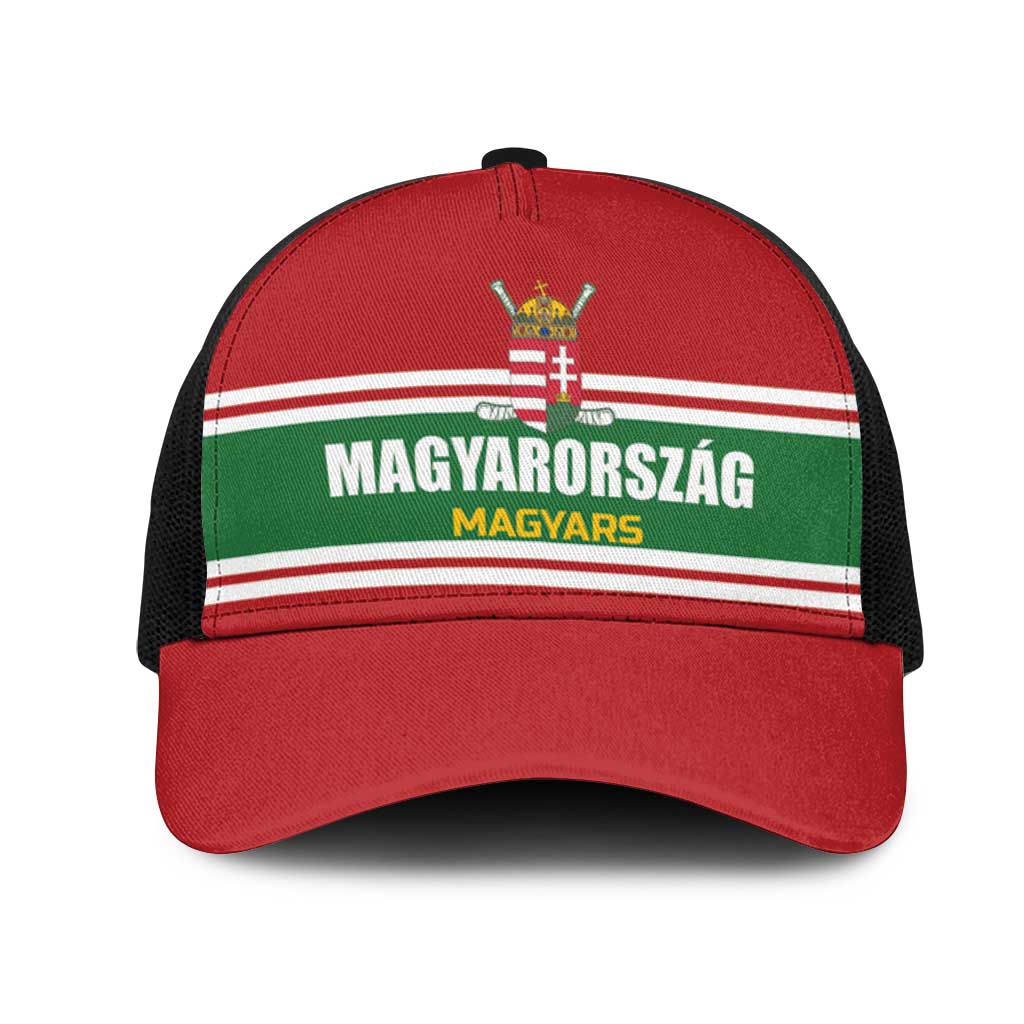 Hockey 2026 Hungary Mesh Trucker Cap Magyars Go Champions