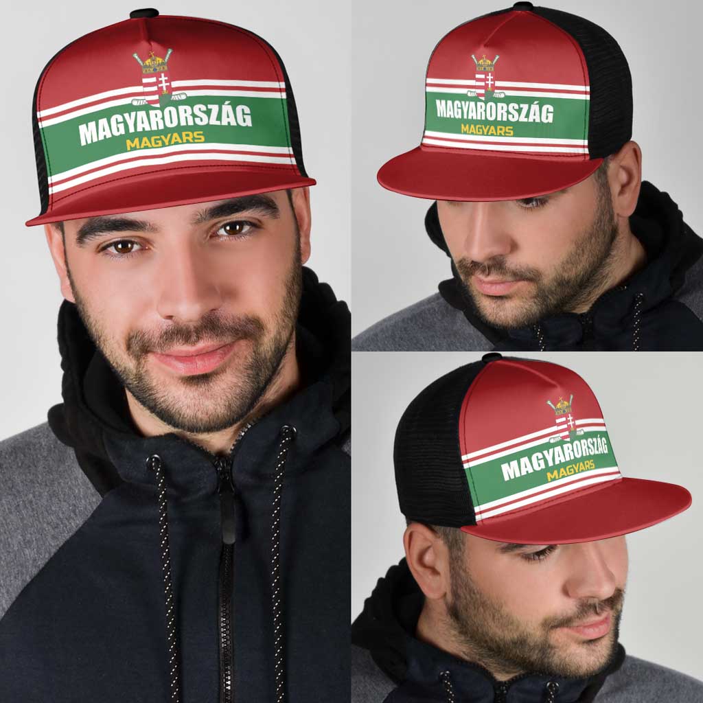 Hockey 2026 Hungary Mesh Trucker Cap Magyars Go Champions