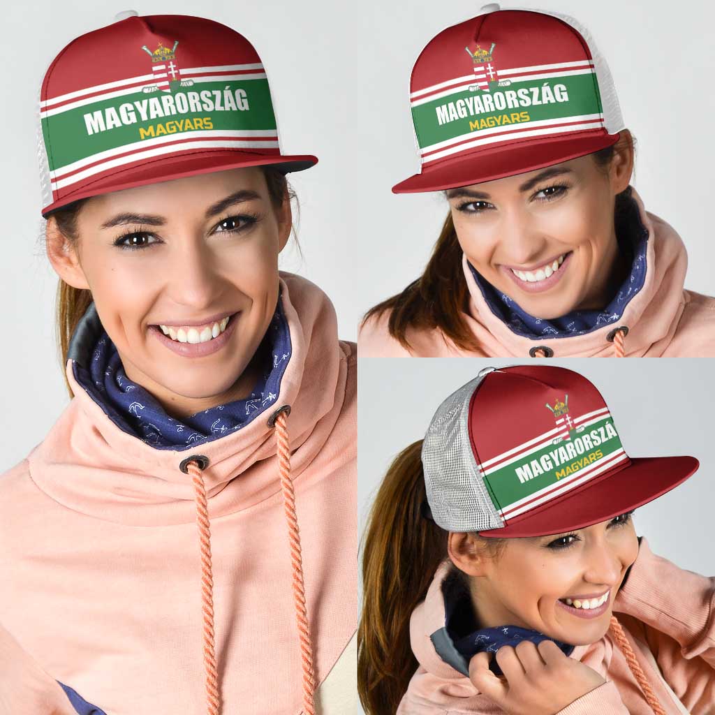 Hockey 2026 Hungary Mesh Trucker Cap Magyars Go Champions
