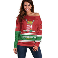Custom Hockey 2026 Hungary Off Shoulder Sweater Magyars Go Champions